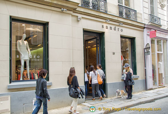 Sandro Stock at 26 rue de Sevigne, 75004