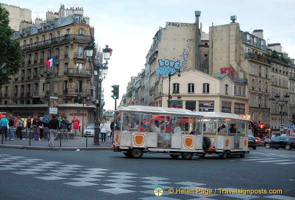 The Montmartre sightseeing petit train