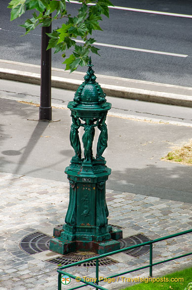 The Wallace Fountain - one of my favourite sights in Paris