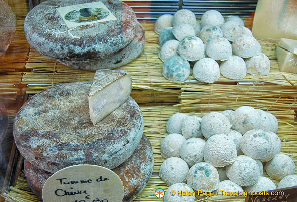 Tomme de Chevre, an artisanal goat's milk cheese from Savoie region of France