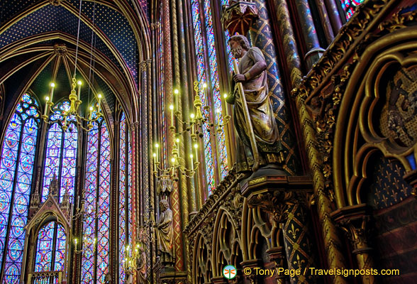 View of Sainte-Chapelle apse