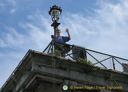 Seine River Cruise - Tony on the job