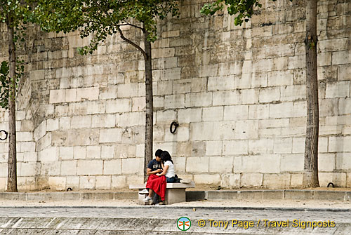 Along the Seine River Bank