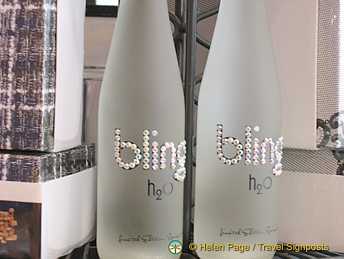 Bling designer water