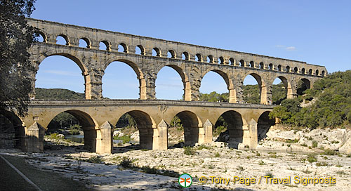 Pont du Gard aqueduct, Provence, France