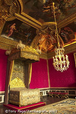 Designed by Charles Le Brun and dedicated to god Apollo 