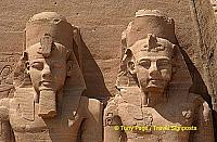 The four colossi signify a unified Egypt.
[Great Temple of Abu Simbel - Egypt]