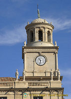 Clock tower of Arles Town Hall