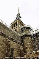 The monastery was renowned as a centre of medieval learning [Mont-St-Michel - France]