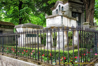 Graves of Moliere and La Fontaine