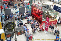 Thalys train waiting area