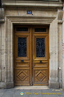 Interesting wooden door