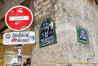 Corner of rue des Rosiers and rue Vieille du Temple