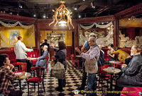 A cafe scene with various personalities