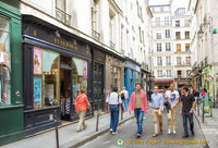 Rue Sainte-Croix de la Bretonnerie, a shopping street in Le Marais