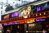 La Diva, one of the many businesses that contribute to the Pigalle's rauchy reputation