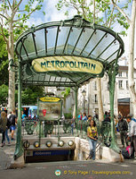 Abbesses metro stop