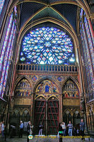 Rose window in Sainte-Chapelle