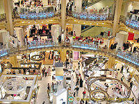 Shopping at Galeries Lafayette