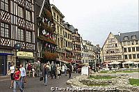 Rouen provides the backdrop for some famous scenes in Flaubert's masterpiece, Madame Bovary (1857) [Rouen - France]