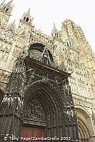 Within the cathedral lies the tomb of Richard the Lionheart, whose heart was buried here [Rouen - France]